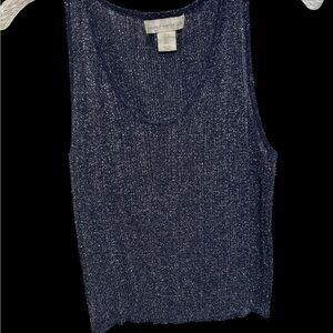 Women's Blue Sleeveless Top House of Harlow Size Large